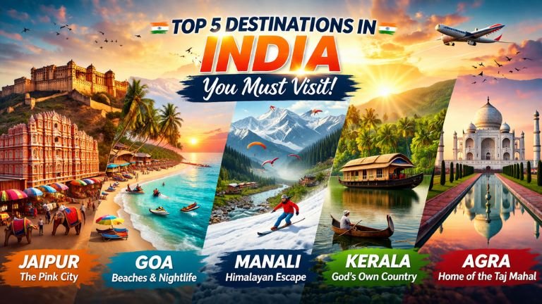 Top 5 destination in India