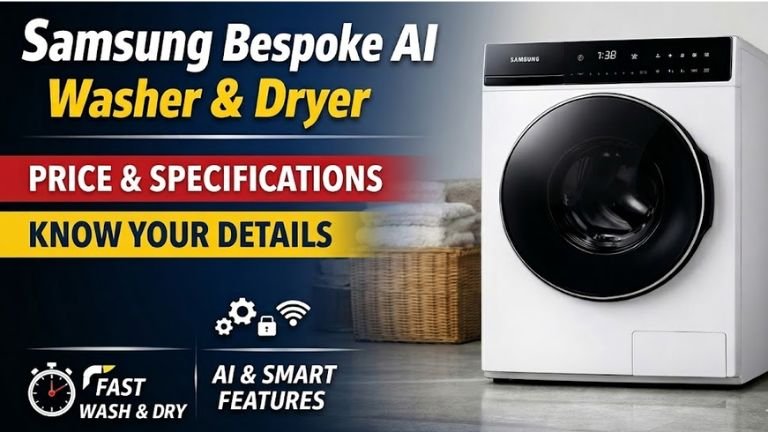 Samsung Bespoke AI Washer Dryer