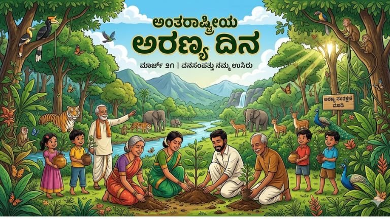 ಇಂದು ಮಾರ್ಚ್ ೨೧ ಅಂತರಾಷ್ಟ್ರೀಯ ಅರಣ್ಯ ದಿನ