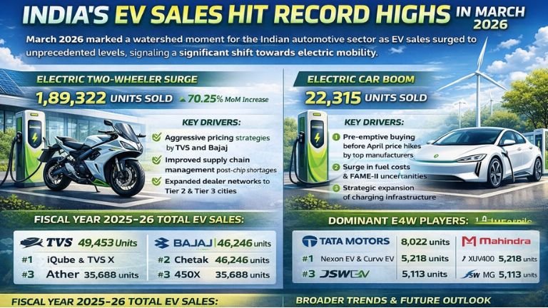 EV bike and car sales